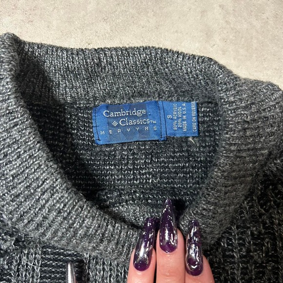 vintage cambridge classics knit sweater - Picture 3 of 5
